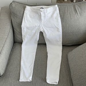 American Eagle White Jeggings